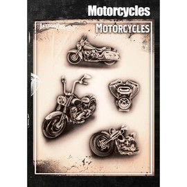 Tattoo Pro Stencils Series 4 - Motorcycles