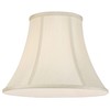 Creme Large Bell Lamp Shade 7" Top x 14" Bottom