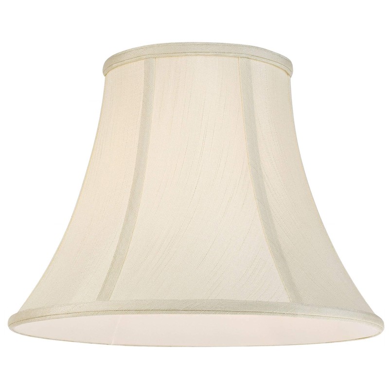 Creme Large Bell Lamp Shade 7" Top x 14" Bottom