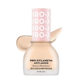 METYSUR Liquid Foundation, High Concentration of Proxylane, Covers Pores and Wrinkles, Smooth Skin, Long Lasting Wear, Oil Blocking, Sweat Resistant, Beauty Serum Foundation