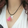 Pack of 50 Leather Cord Chain with Clasp, Waxed Necklace