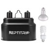 Dual Reptile Light Fixture with 100W Daytime Heat & UVB