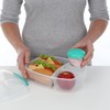 Sistema To Go Triple Split Lunch Box with Yoghurt Pot
