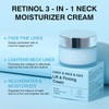 UJhay Retinol Neck Cream, Hyaluronic Acid and Caffeine Enriched Neck