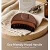 Lymphatic Contour Face Brush - Wooden Handle Sculpting Facial Dry