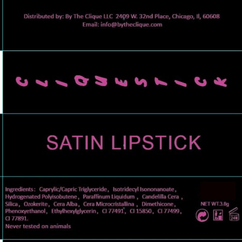 By The Clique Blushing Bride Premium Nude Lipstick | Satin