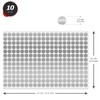 YIKIADA Silver Color Labels, 0.5 inches (13 mm), 2600 Pieces,