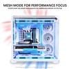 Lian Li O11Vision Compact White-Steel-Tempered Glass ATX Mid Tower Computer