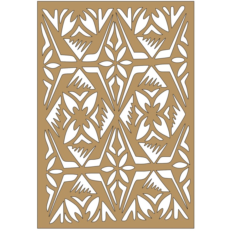 Polynesian Arrowhead Stencil