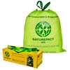 NaturePact USA Extra Thick 1 MIL Compostable Trash Bags, Drawstring,