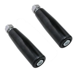 yukata Rotary Handles Lathe Hand Handle Marine Winch Handles Trailer Jack Crank Handwheel milling Machine Accessories M8 Threaded Handle with nut 2pcs (M10*80)