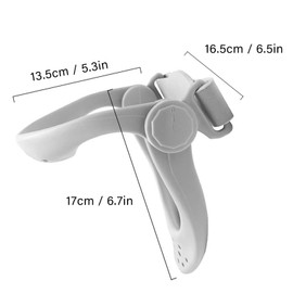 Neck Stretcher Brace, 360 Degree Adjustable Support.Ergonomic Cervical Traction Device for Aligning, Posture Corrector Support Brace 360 Pain Pressure Relieve Grey