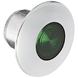 Siemens 52RB3H3 Push Pull Mushroom Head, Illumintaed, Metal, 1-3/4" Head, Green