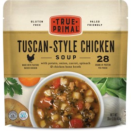 True Primal Tuscan-Style Chicken Soup 8-pack, Ready to eat, Gluten free, Paleo, Pastured chicken, Whole30, Bone broth