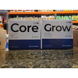 Athena Pacote combo Athena Nutrients Pro Line 10 libras. Pó solúvel 1 cada: núcleo e cultivo