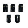 5-Pack APX Tactical Keypad Replacement - Full-Keypad for APX6000, APX8000,