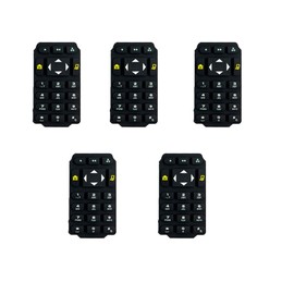 5-Pack APX Tactical Keypad Replacement - Full-Keypad for APX6000, APX8000, APX6000XE, APX8000XE Model 3 |Two Way Radios Keyboards (Black)
