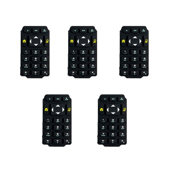 5-Pack APX Tactical Keypad Replacement - Full-Keypad for APX6000, APX8000,