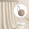 Sunlit Boho Knots Shower Curtain Hooks, Home Decorative Shower Curtain