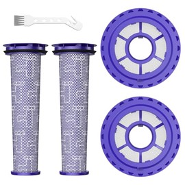 Filters Replacement for Dyson DC41 DC65 DC66 UP13 UP20 UP30 Animal, Multi Floor and Ball Vacuum Ball Animal 2 Ball Animal 3, 2 Pack Post Filters & 2 Pack Pre Filter Replacement Parts