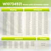 OEM W10734521 Washer Clutch Kit Compatible with Whirlpool Maytag Kenmore