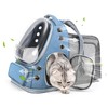 Cawypety Expandable Cat Backpack,Cat Bubble Backpack Carrier for Carrying Cats,
