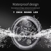 JESUO For Dodge D100 D200 D300 Pickup 7inch Round LED