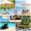 11"x8" Beach Umbrella Table Tray for Beach Umbrella Diameter Under
