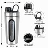 TOOFEEL Shaker Bottles for Protein Mixes 28 oz Stainless Steel