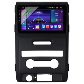 ASURE Car Stereo Radio Upgrade for Ford F150 2009 2010 2011 2012 Low-end Cars w Manual A/C,9 inch 4Core 2+64GB Android Car GPS Navigation Unit with Wireless Carplay Android Auto,1280x800 Touchscreen