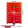 Red Laser Target, Laser Target with Reflectors, for Improving Laser