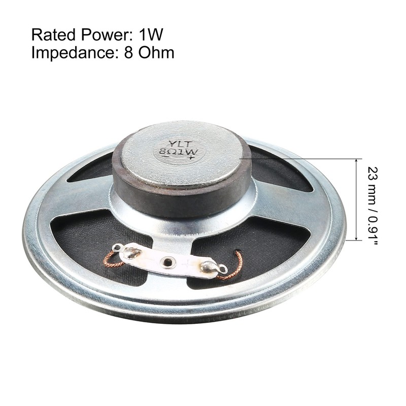 uxcell 1W 8 Ohm Micro Internal Speaker Magnet Loudspeaker 77mm