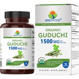 Brieofood Guduchi Orgánico 1500 Mg Con 90 Caps Hecho En Usa