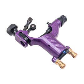 NUZAMAS Rotary Tattoo Machine Electric Rotary Liner Shader Tattoo Strong Motor Gun Permanent RCA Cord Artist Makeup Tool Purple