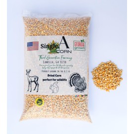 Single A Corn©️: Premium Dried and Shelled Whole Kernel Corn 21 lbs - Perfect Feed for Birds, Deer, and Other Wildlife- This Season's Corn!