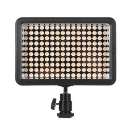 Professional Dimmable High Power LED Video Light 5600K Photography Fill Light 160 LEDs Beads CRI 95+ with Color Filters for Tax Olympus DSLR Camera Camcorder