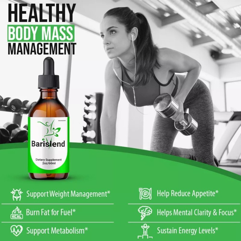 Barislend Drops Liquid Supplement, Max Strength, Barislend Supplement (1 pack)