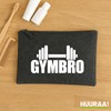 Huuraa Gymbro Wash Bag Dumbbell Gift 1 Litre Charcoal Felt