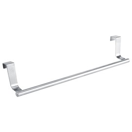 Stainless Steel Tea Towel Holder Cabinet Hanging Shelf Kitchen Cabinet Towel Rail for Bathroom and Kitchen (Long)