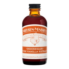 Nielsen-Massey Indonesian Pure Vanilla Extract for Baking and Cooking, 4 Ounce Bottle