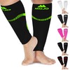 Mojo Durable Calf Compression Sleeves - Enhanced Circulation, Reduced Leg