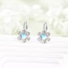 Daisy Earrings Gifts for Women Sterling Silver Daisy Flower Leverback