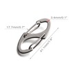 Mizeer Stainless Steels Zipper Clip Theft Deterrent - Anti Theft