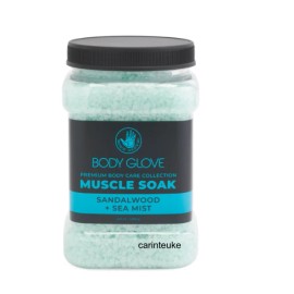 M. Black Body Glove Sore Muscle Soak – Sandalwood & Sea Salt (42 oz)