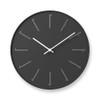 Lemnos Wall Clock Divide Analog Black divide NL17-01 BK Lemnos