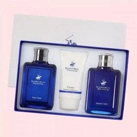 Beverly Hills Polo Club 비버리힐스폴로클럽 블루옴므 기초 3종 세트 1세트 4654852 Beverly Hills Polo Club Blue Homme Basic 3-Piece Set [[Authenticity Guaranteed] 1 Set 4654852]