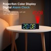 OIHCAZ Projection Alarm Clock, Digital Clock with 180° Rotatable Projector