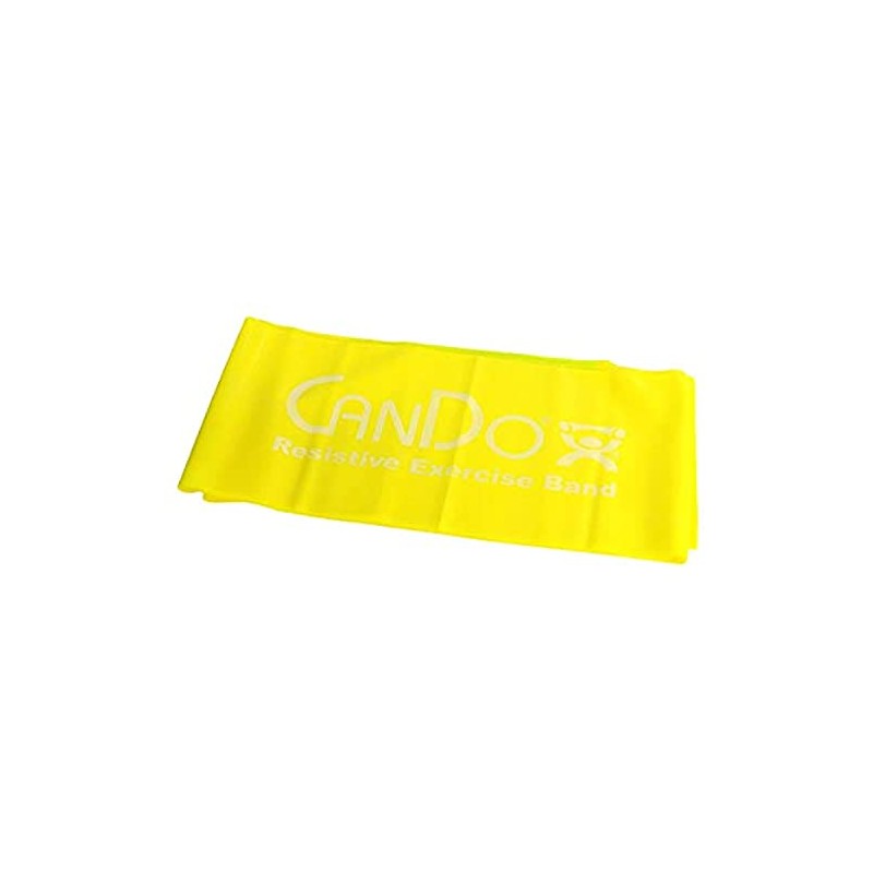Fabrication CanDo Exercise Band, 5-Foot Singles, Yellow