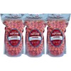 Signature Popcorn, 3-Pack Large Resealable Bags, Strawberry, Gourmet Popcorn Snack,