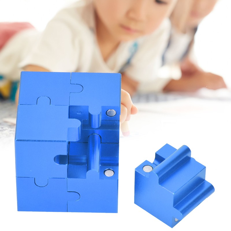 3D Quadrate Shape Decompression Toy Assemble Logical Thinking Educational ToyBlue